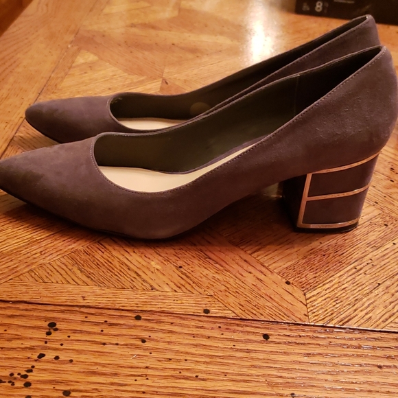Steven By Steve Madden Shoes - Grey Suede pumps